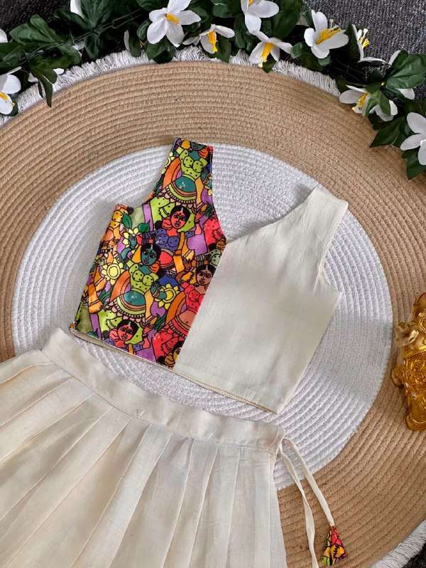 KATHAKALI HERITAGE KIDS LEHENGA COLLECTION NAVRATRI LITTLE GIRLS WEAR RESELLER PRICE